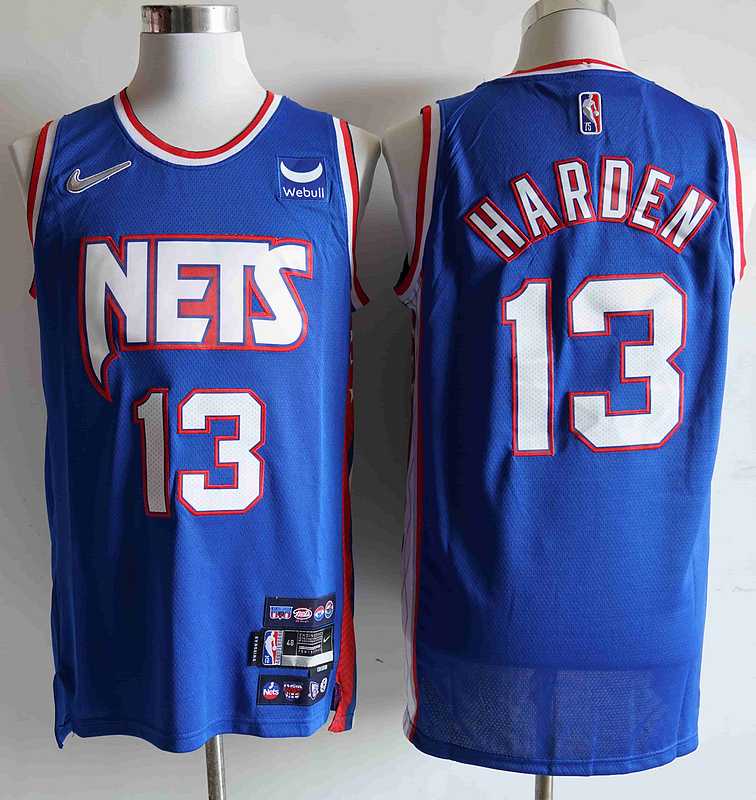 Nets 13 James Harden Blue Nike Diamond 75th Anniversary City Edition Swingman Jersey,We sell and wholesale Nets 13 James Harden Blue Nike Diamond 75th Anniversary City Edition Swingman Jersey on line form chian!